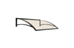 Vordäch aus Eisen und Polycarbonat