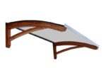 Vordach Abdecktür Holz Onda - immagine 3